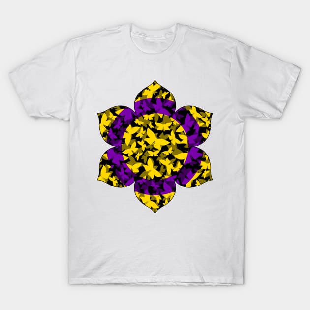 Veil of Butterflies, Pride Series - Intersex T-Shirt by StephOBrien